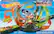 Front. Hot Wheels - Roto Revolution Track Set - Gray/Green/Orange.