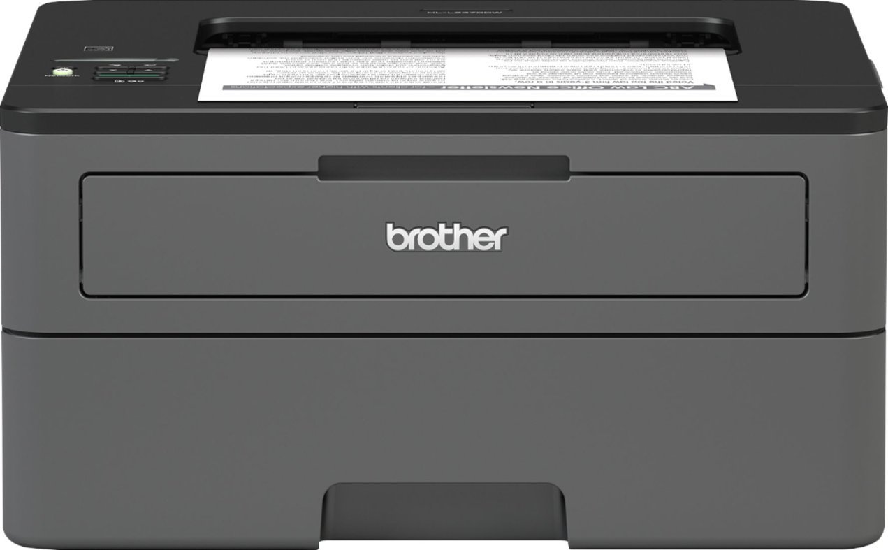 Zoom in on Front Zoom. Brother - HL-L2370DW Wireless Black-and-White Refresh Subscription Eligible Laser Printer - Gray.