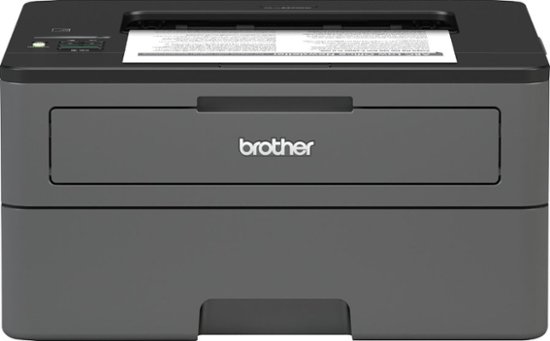 Front Zoom. Brother - HL-L2370DW Wireless Black-and-White Refresh Subscription Eligible Laser Printer - Gray.