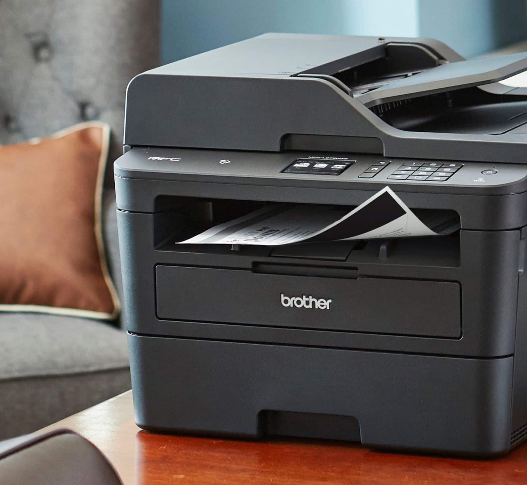 Brother MFCL2750DW Monochrome All-in-One Wireless Laser Printer, Duplex  Copy & Scan 