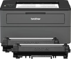 Brother - HL-L2370DW XL Wireless Black-and-White Laser Printer - Gray - Front_Zoom