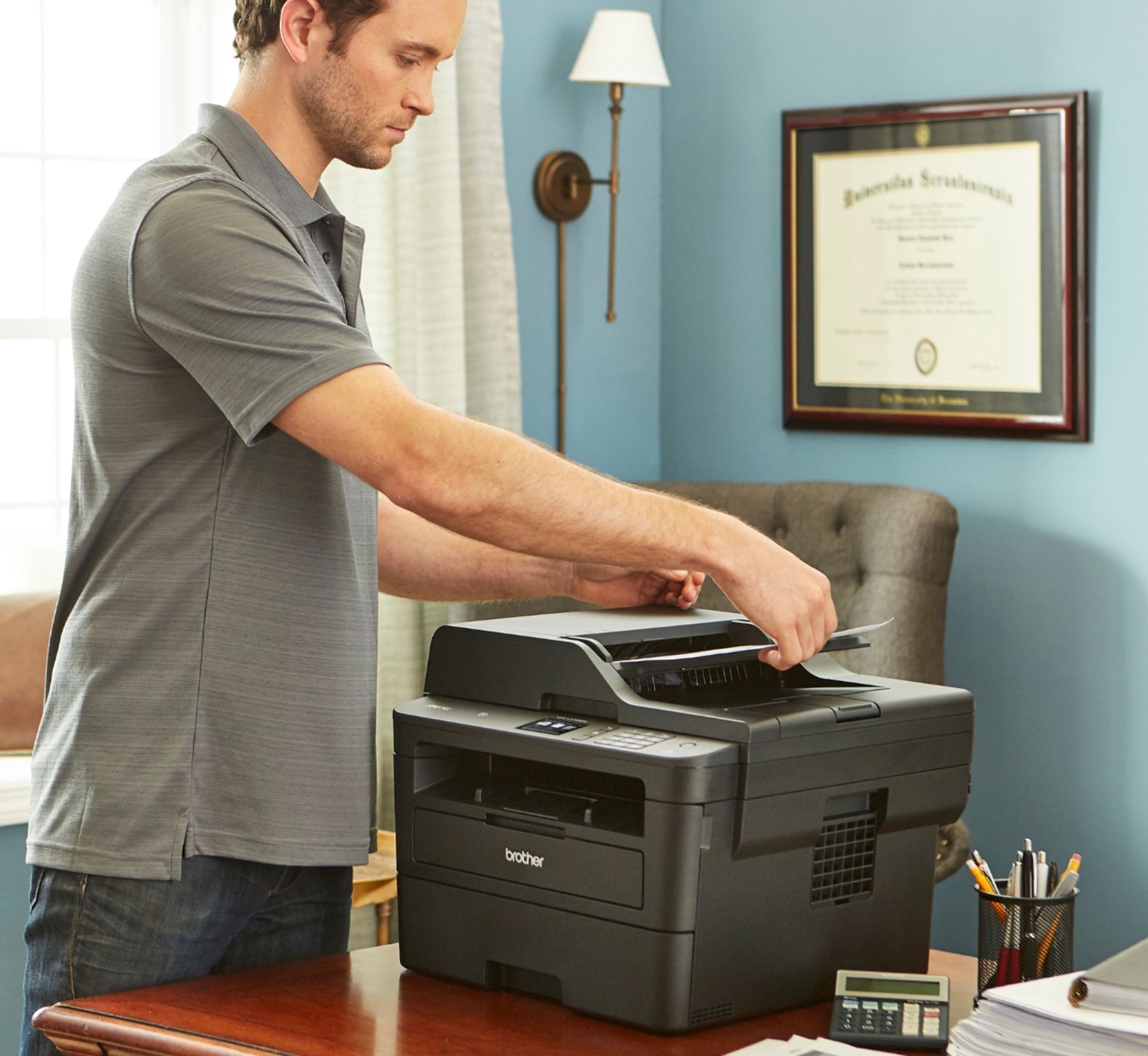  Brother MFC-L2750DW XL Extended Print Compact Laser All-in-One  Printer with up to 2 Years of Toner in-Box, with Refresh Subscription Free  Trial and  Dash Replenishment Ready : Office Products