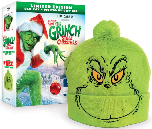  Dr. Seuss' How the Grinch Stole Christmas [Blu-ray] [Grinch Beanie] [Only @ Best Buy] [2000]
