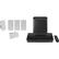 Front. Bose® - Lifestyle® 600 In-Wall Home Entertainment System - Black.