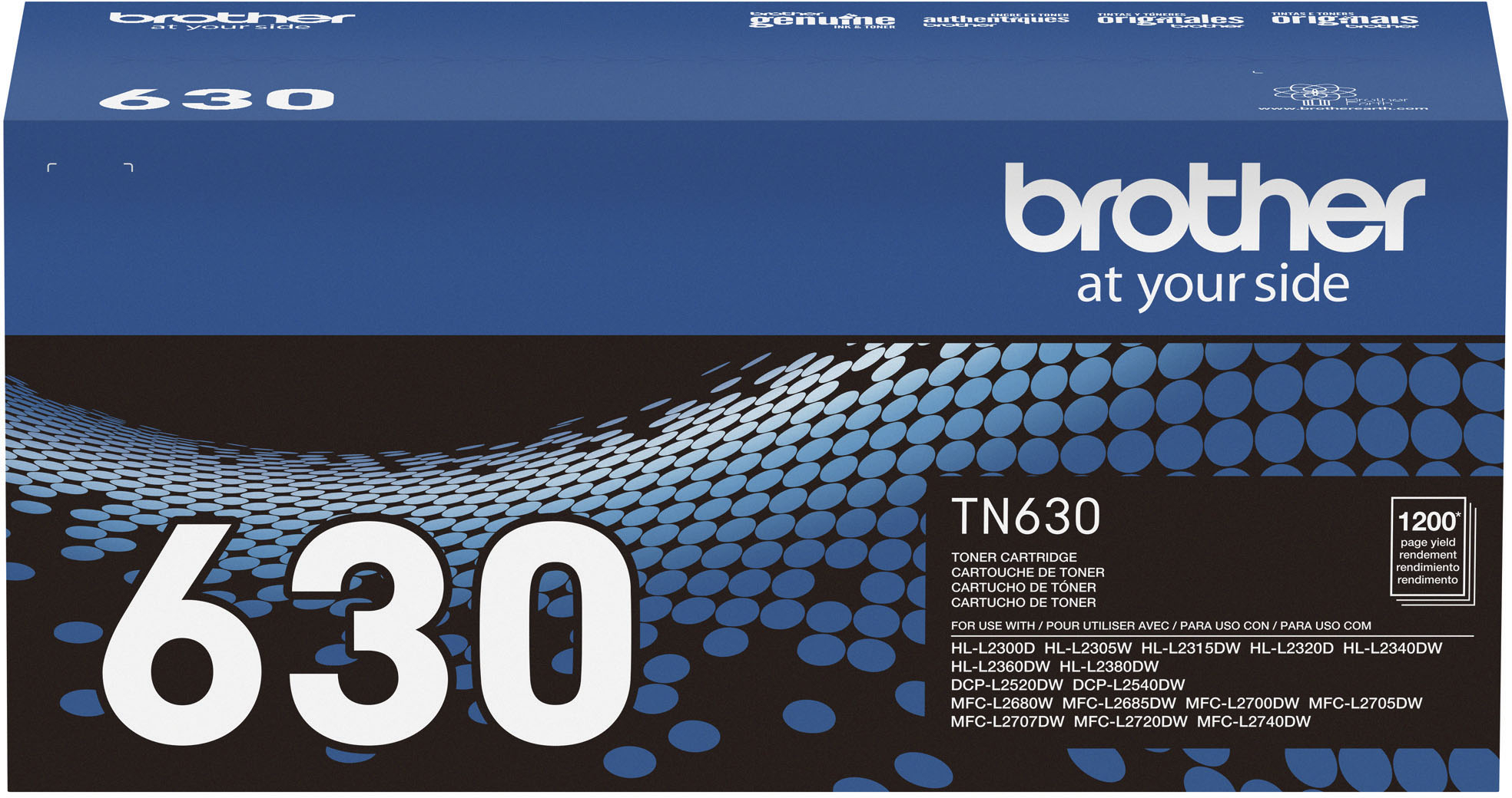 Customer Reviews: Brother TN630 Standard-Yield Toner Cartridge Black TN ...