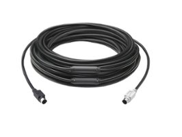 49 ft Extender Cable for Logitech GROUP Conference System - Black - Alt_View_Zoom_11