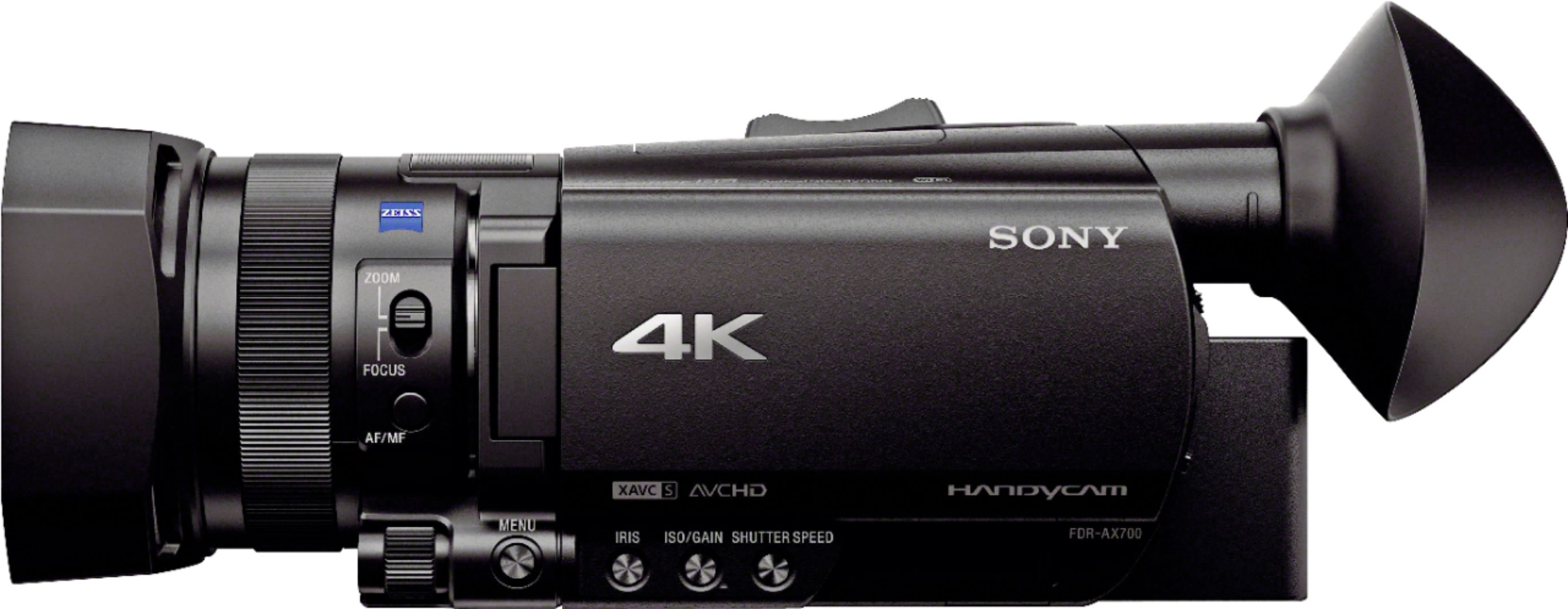 Caméscope 4K HDR avec mise au point automatique hybride rapide, Handycam®  4K FDR-AX700