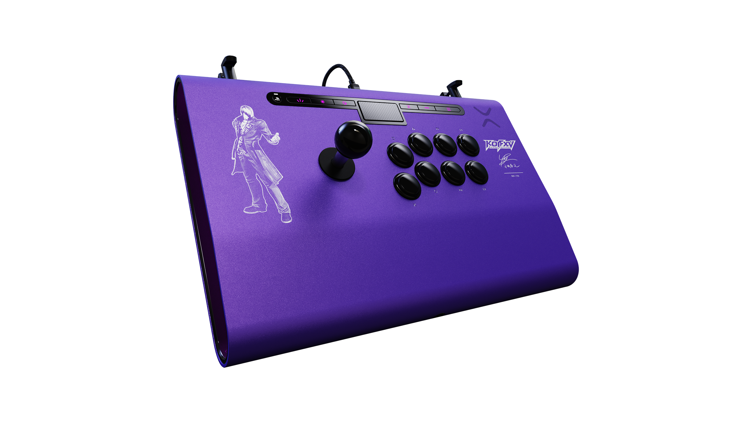 Angle. Performance Designed Prod - The King of Fighters Victrix™ Pro FS Arcade Fight Stick - Purple.
