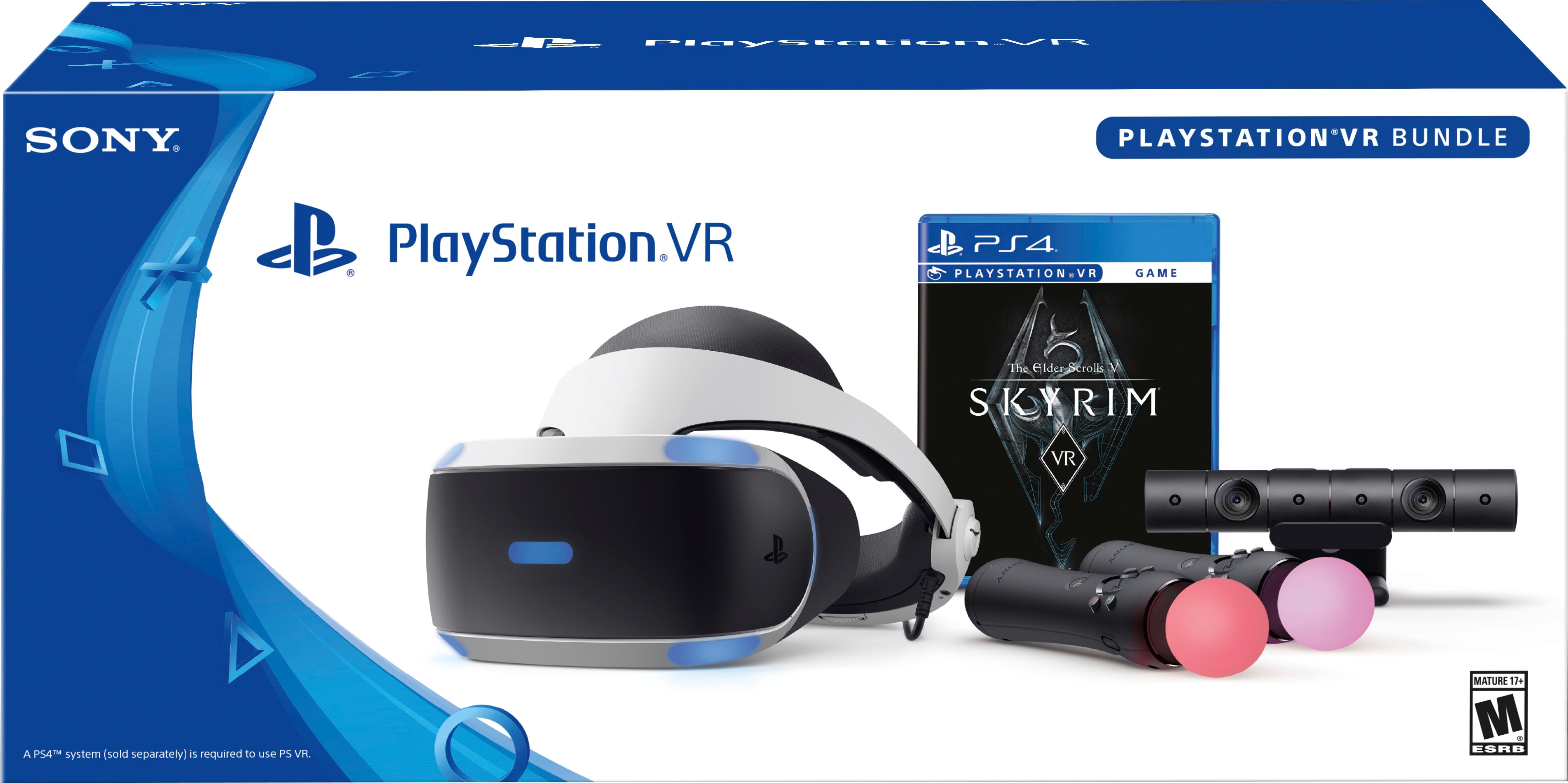 Uitbarsten Ben depressief Algebraïsch Best Buy: Sony PlayStation VR The Elder Scrolls V: Skyrim VR Bundle  White/Black 3002425