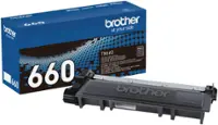 Front. Brother - TN660 High-Yield Toner Cartridge - Black.