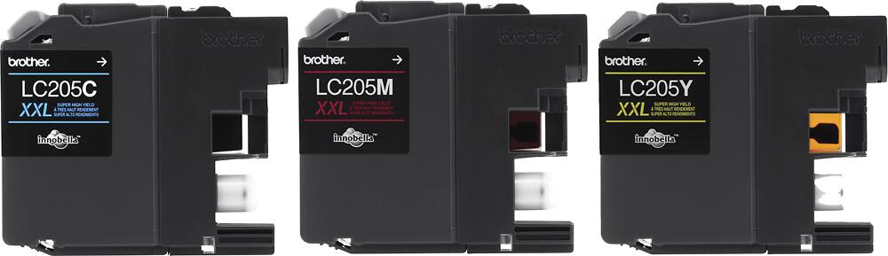 Alt View 11. Brother - LC2053PKS XXL Super High-Yield 3-Pack Ink Cartridges - Cyan/Magenta/Yellow - Cyan/Magenta/Yellow.