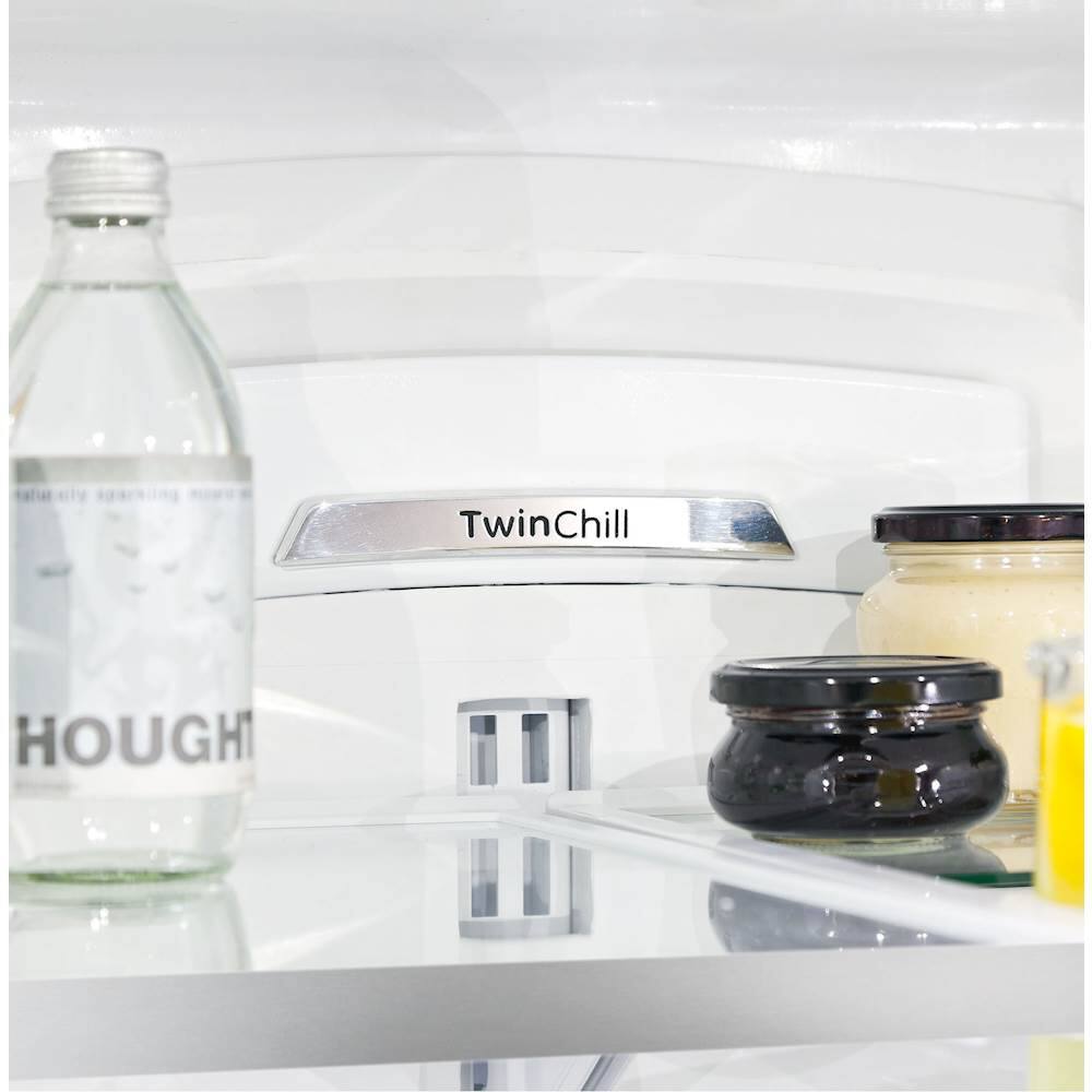 Alt View 18. GE Profile - 22.1 Cu. Ft. French Door Counter-Depth Refrigerator with Hands-Free AutoFill - Black Stainless.