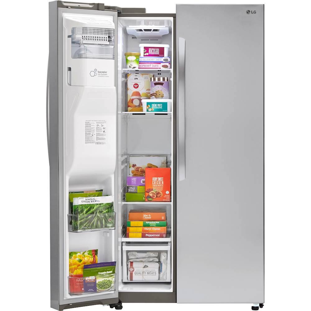 Best Buy LG 26.2 Cu. Ft. SidebySide Refrigerator Stainless steel