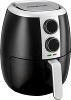 Gourmia - 4.5 qt. Analog Air Fryer - Black/Silver - Angle_Zoom