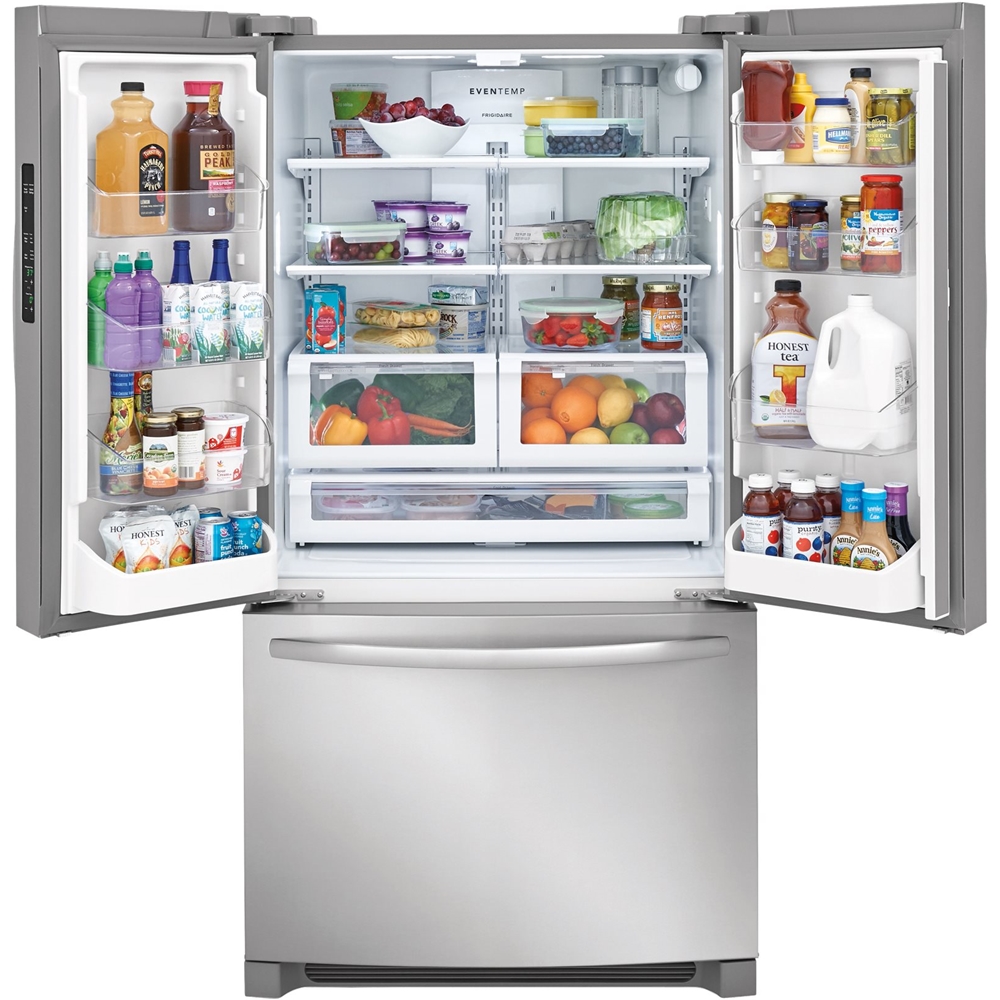 Best Buy: Frigidaire 22.4 Cu. Ft. French Door Refrigerator Stainless ...