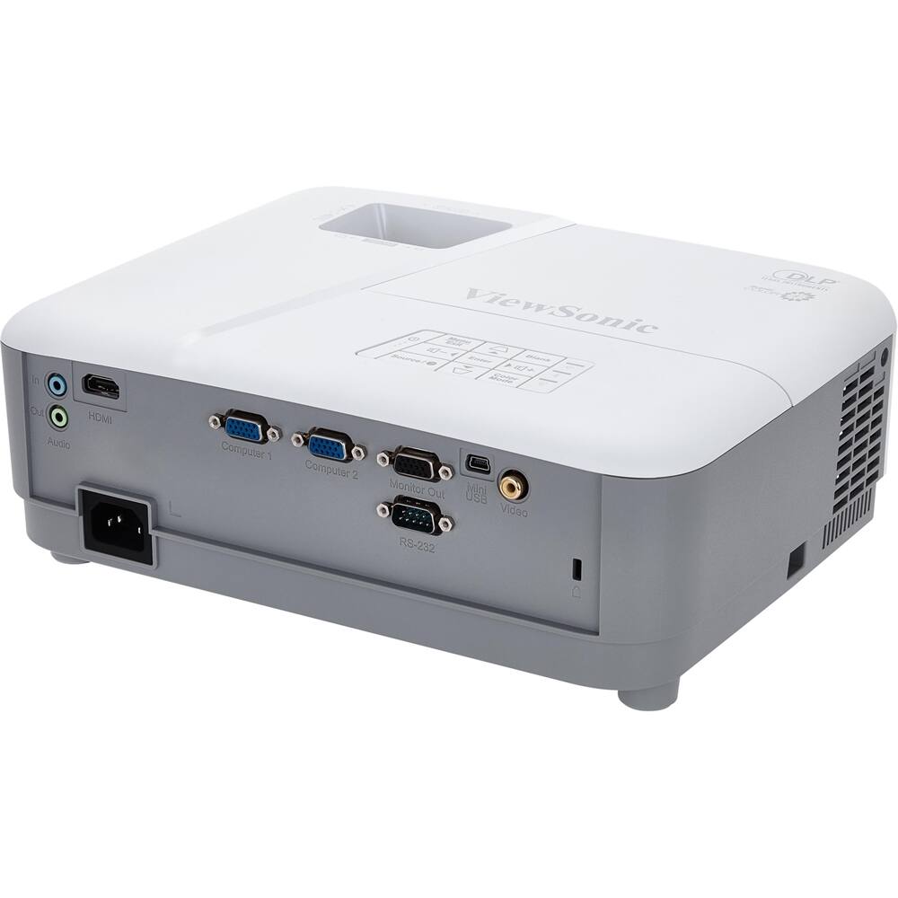 Alt View 12. ViewSonic - PA503W WXGA DLP Projector - White.