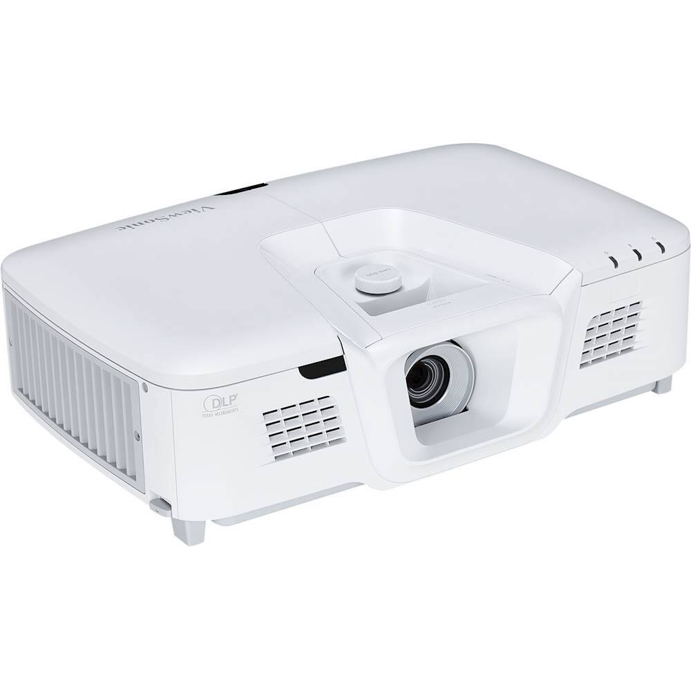 Angle View: ViewSonic - PG800W WXGA DLP Projector - White