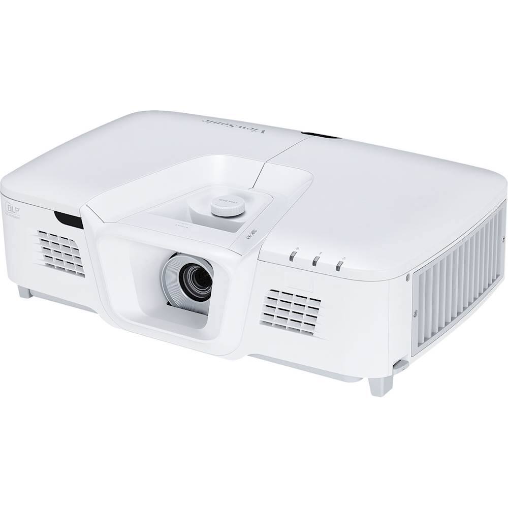 Left View: ViewSonic - PG800W WXGA DLP Projector - White