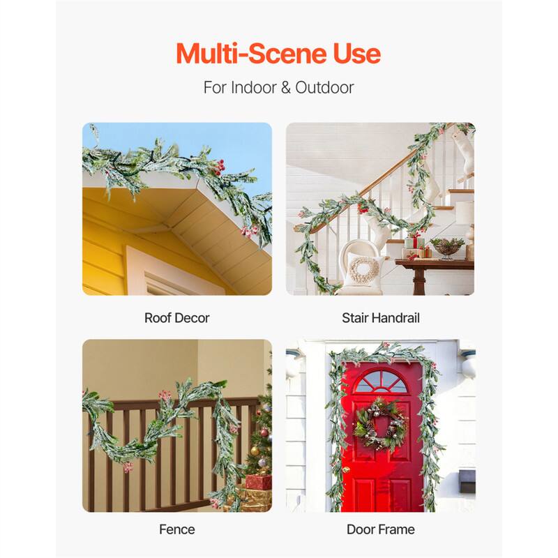 Multi-Scene Use  
For Indoor & Outdoor  

- Roof Decor  
- Stair Handrail  
- Fence  
- Door Frame
