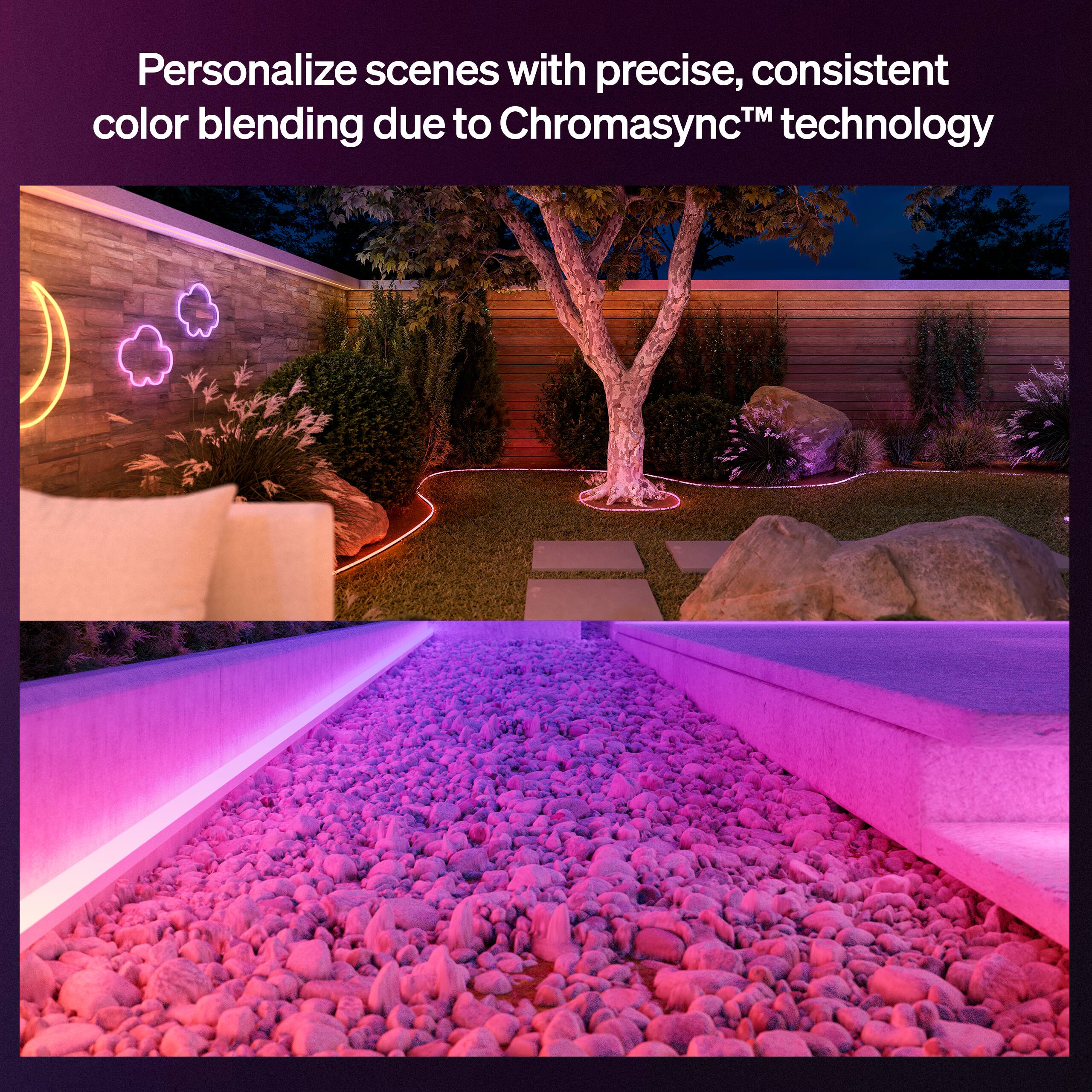 Personalize scenes with precise, consistent color blending due to Chromasync™ technology