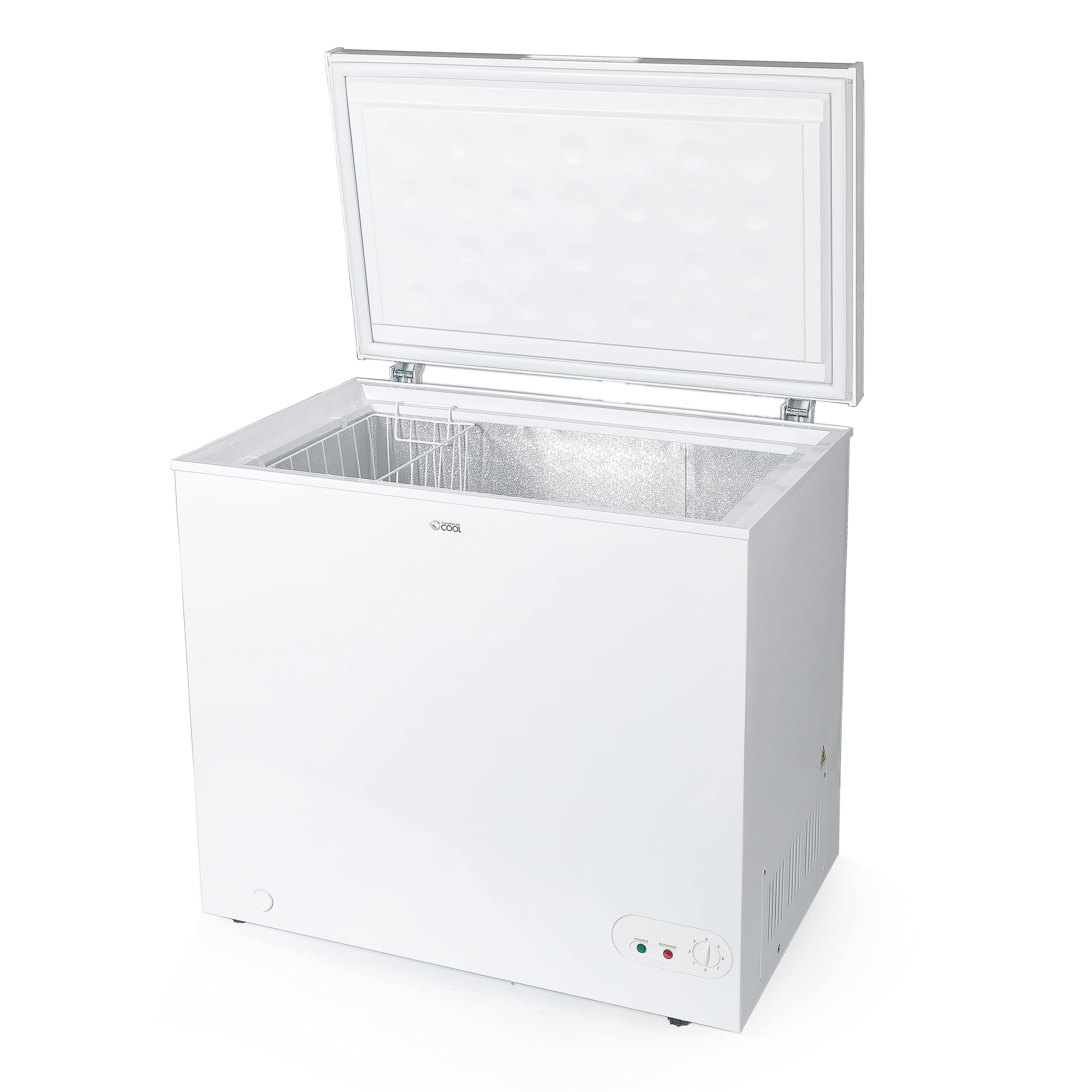 Alt View 4. Commercial Cool - Commercial Cool 7.0 Cu. Ft. Chest Freezer, CCFE76, White - White.