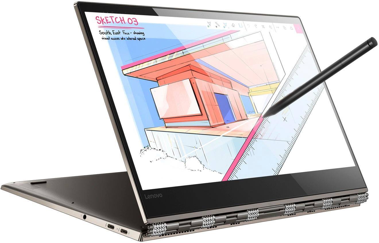 Best Buy Lenovo Yoga 920 2 In 1 13 9 4k Ultra Hd Touch Screen Laptop Intel Core I7 16gb Memory 512gb Ssd Bronze 80y7002sus