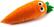 Alt View 11. Kidrobot - Yummy World Large Clara Carrot Plush Toy - Orange/White/Black.