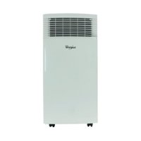 Whirlpool - 250 Sq. Ft. Portable Air Conditioner - White - Front_Zoom