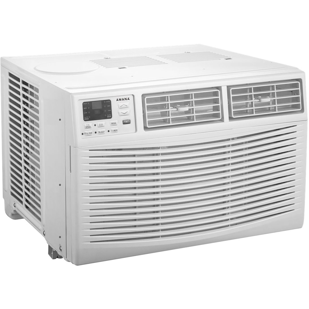 Left View: Amana - 1000 Sq. Ft. Window Air Conditioner - White