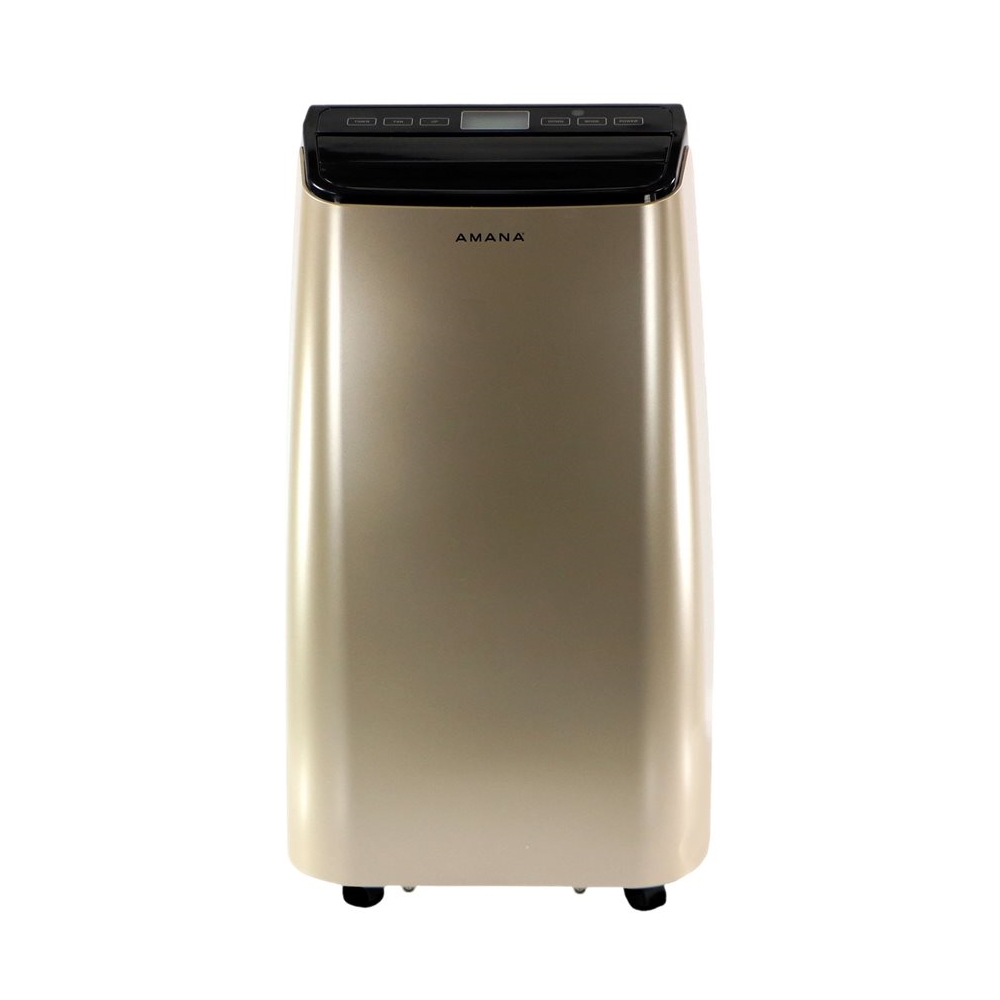 Best Buy Amana 450 Sq Ft Portable Air Conditioner Blackgold Amap101ad