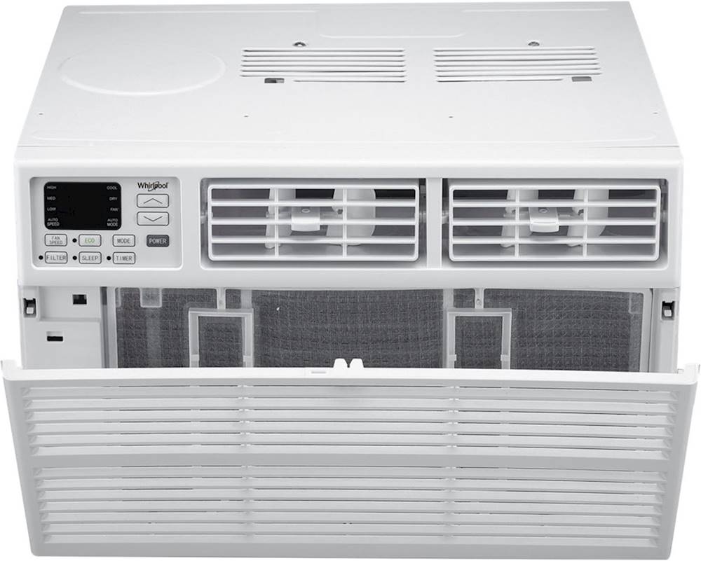 Angle View: Whirlpool - 250 Sq. Ft. Window Air Conditioner - White