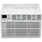 Front. Whirlpool - 450 Sq. Ft. 10,000 BTU Window Air Conditioner - White.