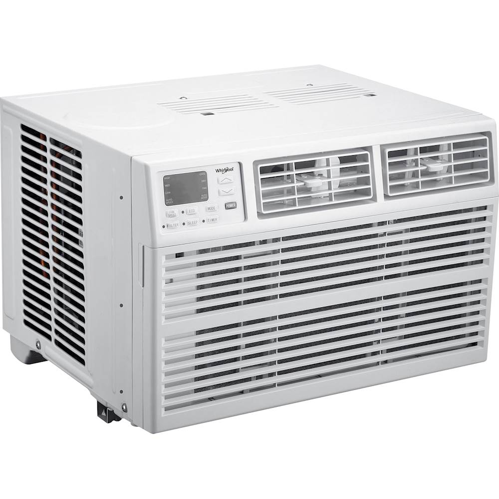 Angle View: Whirlpool - 700 Sq. Ft. Window Air Conditioner - White