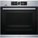 Front. Bosch - 500 Series 24" Built-In Single Electric Wall Oven with Wifi - Stainless steel.