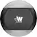 Front. Just Wireless - 5W Qi Wireless Charging Pad - Black.