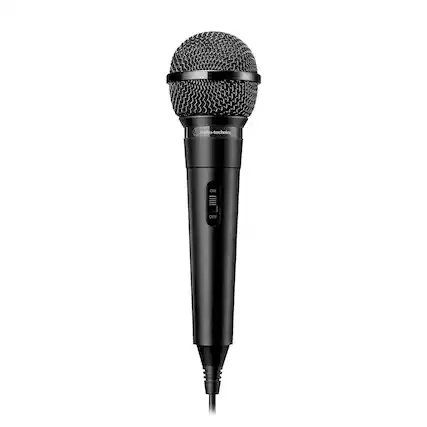 Front. Audio-Technica - Audio Technica ATR1100x Unidirectional Vocal Mic - Black.