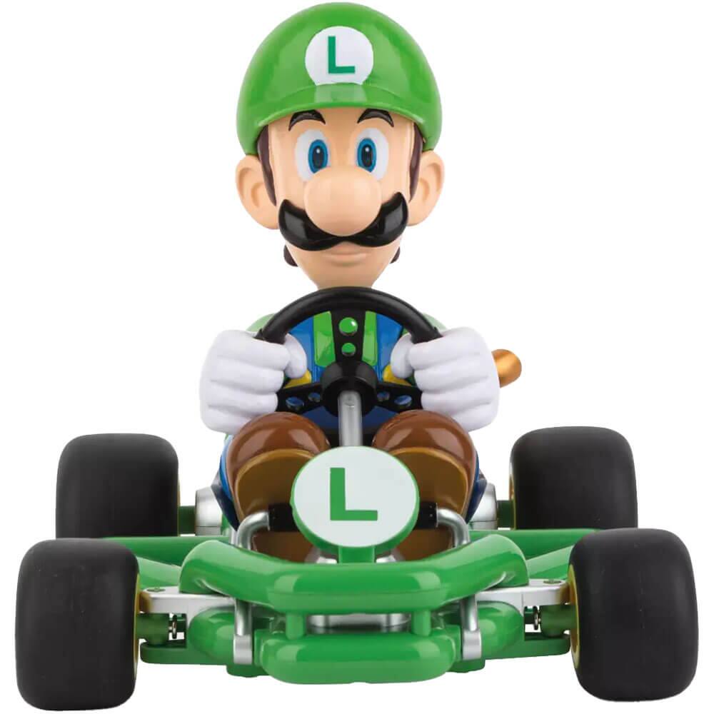 Alt View 1. Carrera - Carrera 370200984P 2.4 GHz Mario Kart Pipe Kart RC Car - Luigi - Black.