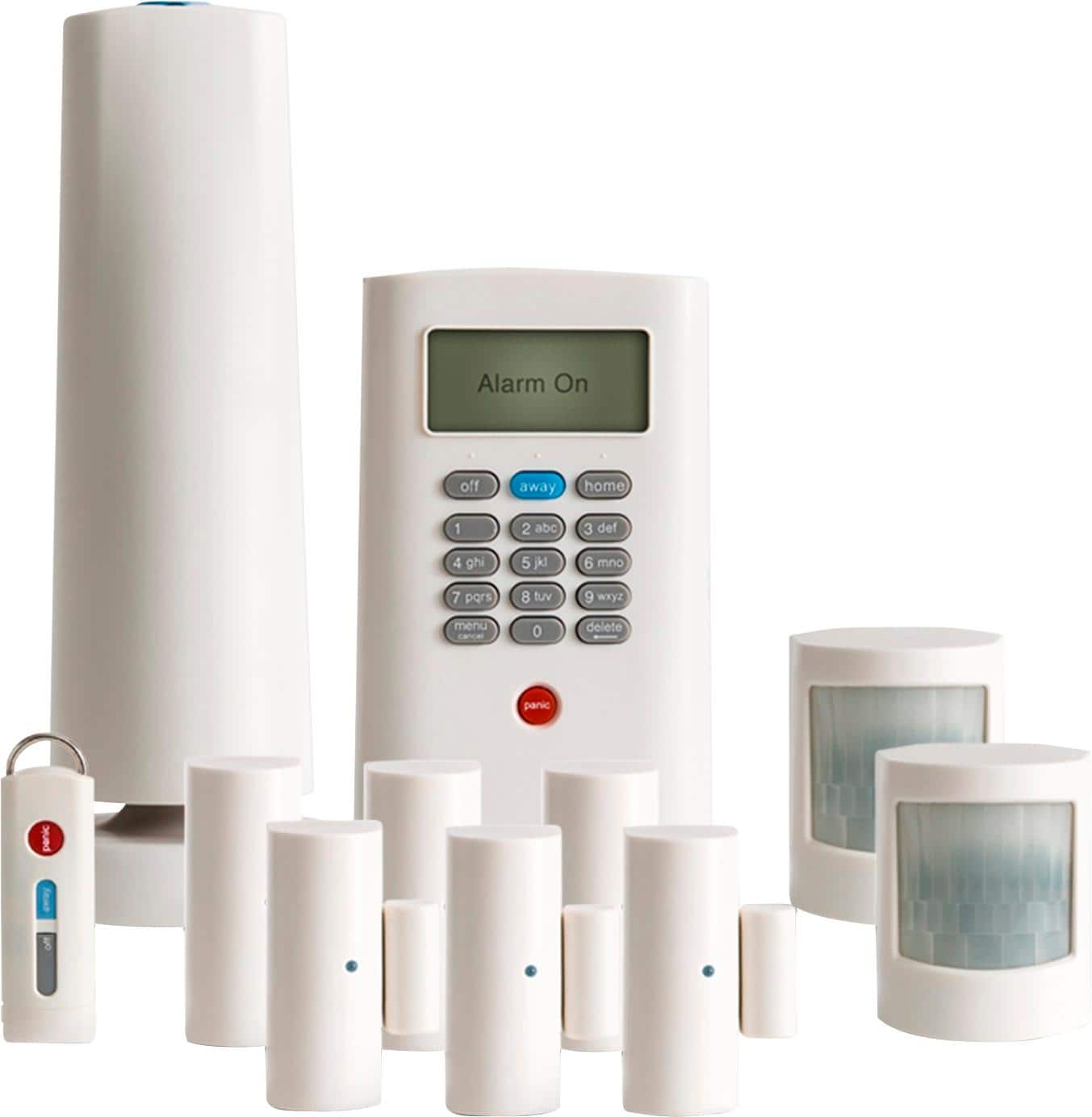 Front. SimpliSafe - Defend Wireless Home Security System - White.