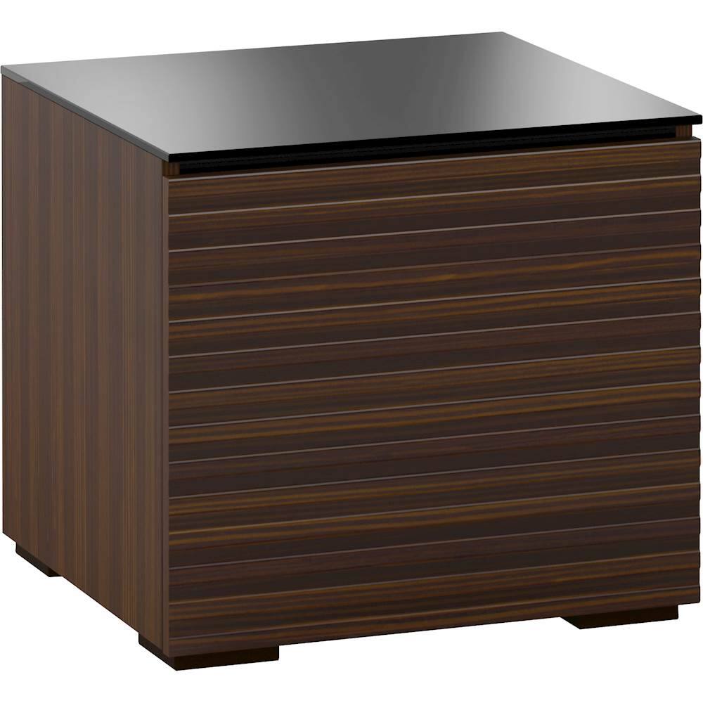 Front. Salamander Designs - Chameleon Zurich Subwoofer Enclosure - Opium Brown.