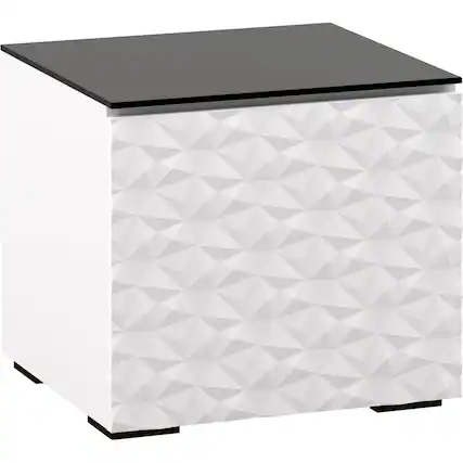 Front. Salamander Designs - Chameleon Milan Subwoofer Enclosure - White.