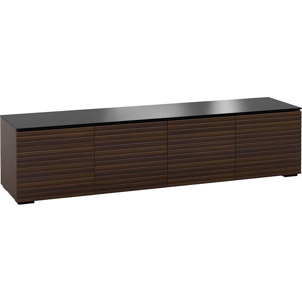 Angle. Salamander Designs - Zurich A/V Cabinet for Most Flat-Panel TVs Up to 90" - Opium Brown.