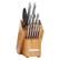 Angle. KitchenAid - 14-Piece Cutlery Set - Bamboo Wood.