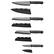 Alt View 11. KitchenAid - 4-Piece Knife Set - Black.