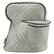 Front. KitchenAid - Fitted Stand Mixer Cover - Silver Frost.