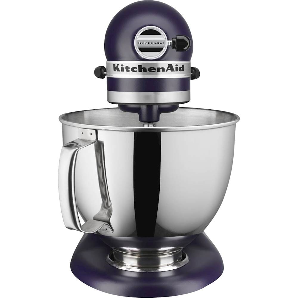 Alt View 12. KitchenAid - Artisan Tilt-Head Stand Mixer - Matte Black Violet.