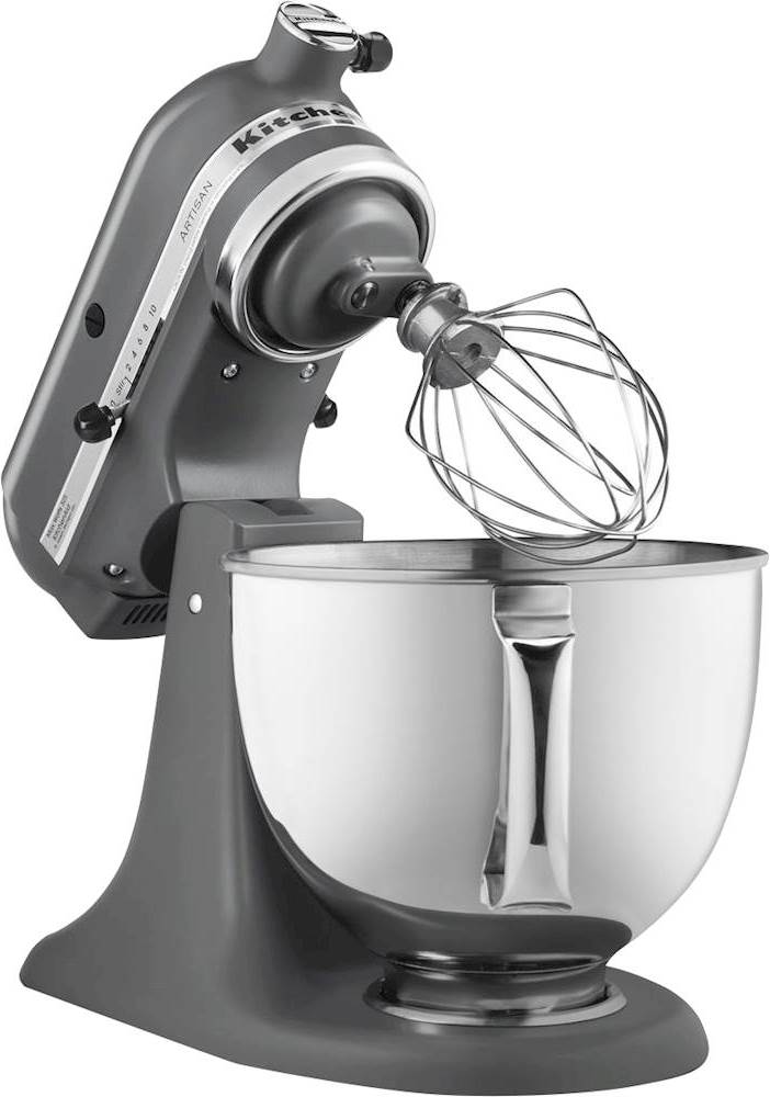 KitchenAid ® Stand Mixer Matte Grey Studded 5-Quart Ceramic Mixing