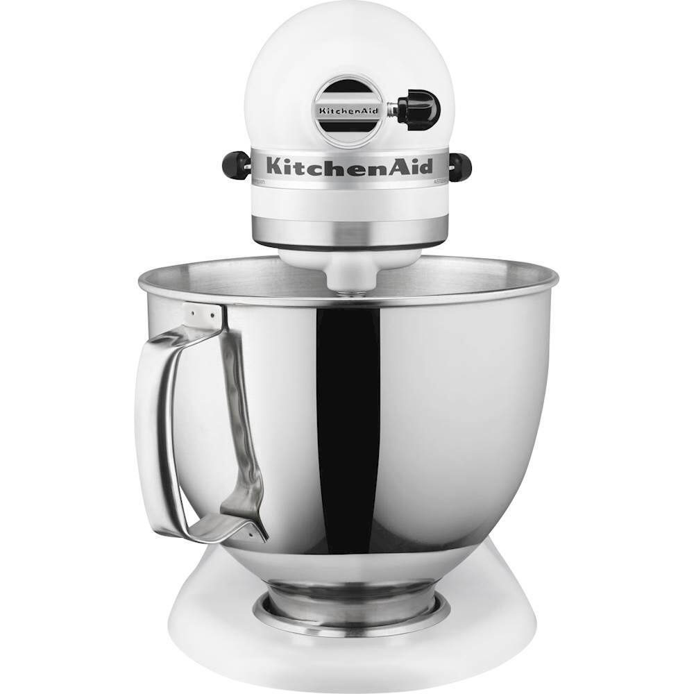 Alt View 11. KitchenAid - Artisan Tilt-Head Stand Mixer - Matte White.