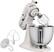 Left. KitchenAid - Artisan Series 5 Quart Tilt-Head Stand Mixer - KSM150PSMH - Matte Milkshake.