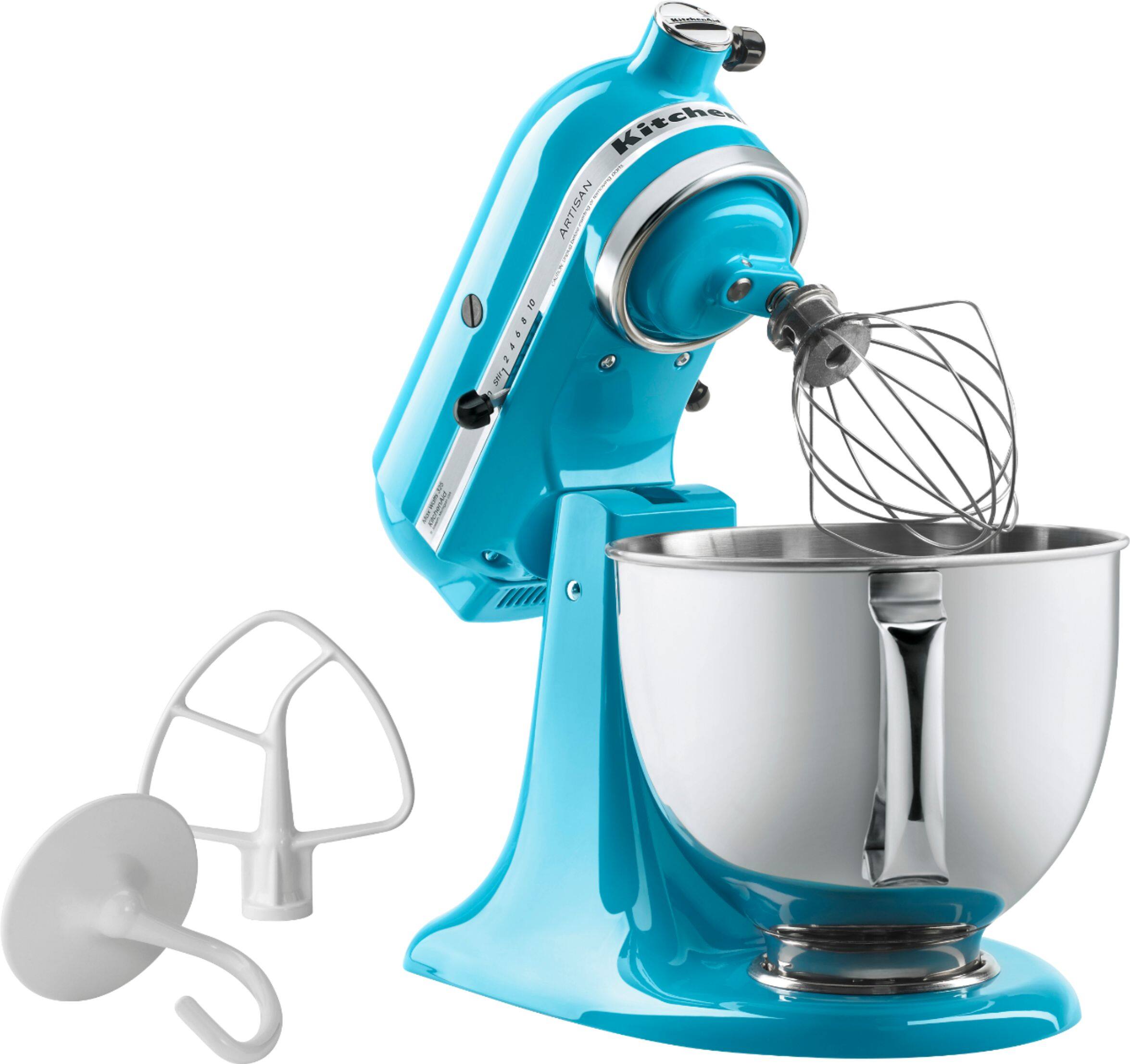 Alt View 12. KitchenAid - Artisan Tilt-Head Stand Mixer - Crystal Blue.