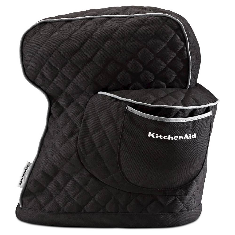 Best Buy KitchenAid Fitted Stand Mixer Cover Onyx Black KSMCT20OB